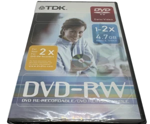 TDK DVD-RW 4.7 GB Brand New and Sealed - Picture 1 of 2