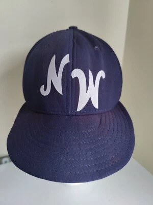 Vintage NW Sewn Logo Baseball Hat  Blue Read Description Made In USA  - Image 1 of 4