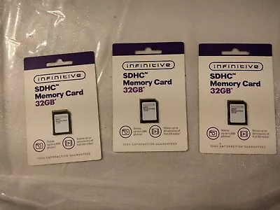 new pack of 3 ..Infinitive Micro Sdhc Memory Card 32GB - Image 1 of 2