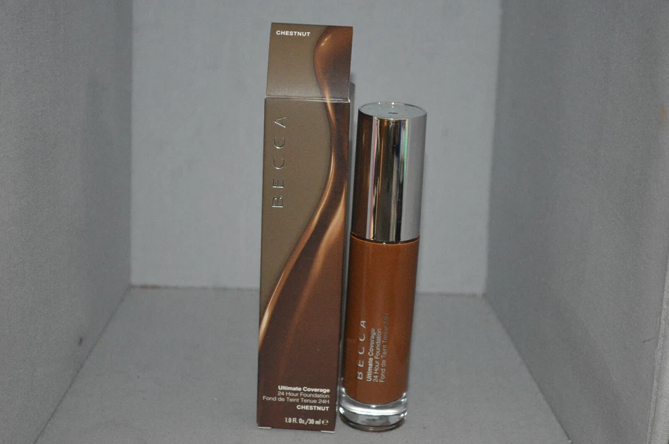 BECCA Ultimate Coverage 24 HR Foundation Chestnut 1oz Boxed