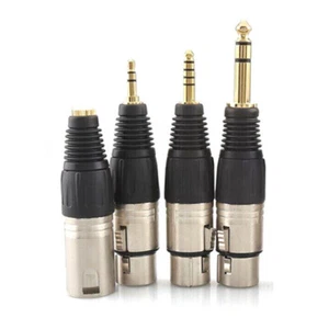 4Pin XLR Female to 4.4mm/3.5mm/2.5mm Jack Male HIFI Cable Adapter Plug Converter - Picture 1 of 11