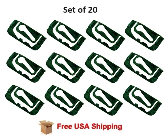 Для 1966-68 Chevy II заднее стекло переднее лобовое стекло молдинг отделка раскрывающийся зажим - Изображение 1 из 1