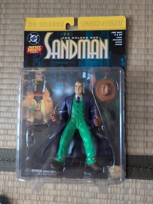 Figura de acción The Golden Age Sandman DC Direct Justice Society of America 2001 ~ sin usar, en caja Foto 1 de 2