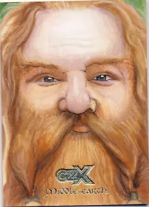 2022 Cryptozoic CZX Middle Earth Sketch Card Gaskin Gimli - Picture 1 of 1