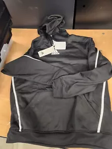 Large Adidas Women's Team Black Hoodie size L. Sku IS1088. W SLA PO HDY - Picture 1 of 7
