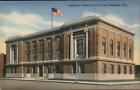 Bessemer,AL Jefferson County Court House Alabama Ehler&#39;s News Co. Linen Postcard