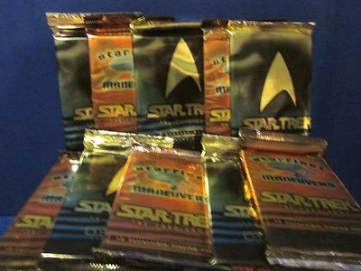 1996 STAR TREK the card game CCG –Factory sealed 10 Booster Packs - Image 1 of 3