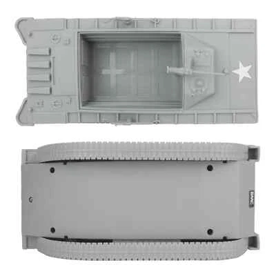 1:32 54 mm Segunda Guerra Mundial USMC Amtrac LVT vehículo anfibio plástico juguete soldado BMC 49991 Foto 1 de 3