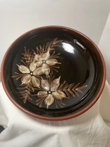 Tenby Studio Pottery Dish/Bowl Handmade Floral Welsh Retro 70s Cottage Vtg - Picture 1 of 4