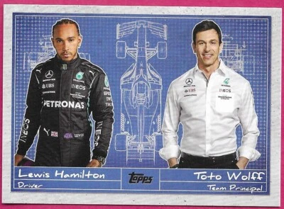 2021 Topps F1 Formula 1 Debrief Insert "You Choose / Pick from list" - Image 1 of 2