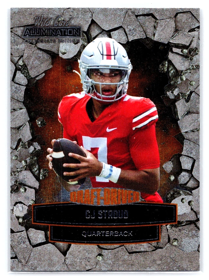 2021 Wild Card Alumination Draft-Driven CJ Stroud #ANDD-7 Number Match RC - Image 1 of 2