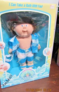 CABBAGE PATCH KIDS  "SPLASHIN KIDS  W/BIRTH CERTIFICATE "AMBROSE" - Picture 1 of 4