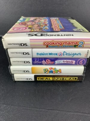 Estuche y Manual Solo SIN JUEGO DS Nintendo DS Auténtico Lote de 5 VACÍOS SIN JUEGO Foto 1 de 4