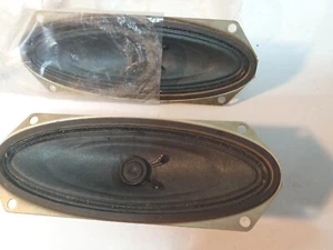 Lot de 2 haut-parleurs à cône ovales 6 x 2 pouces NOS vintage Taiwan 40-1006 130 16ohm NEUF - Photo 1/9