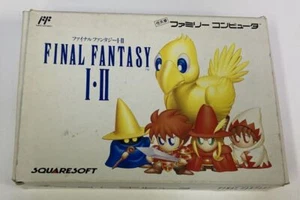 Nintendo Famicom FC Final Fantasy I & II Japan Version w/ Box 5360 SP - Picture 1 of 5