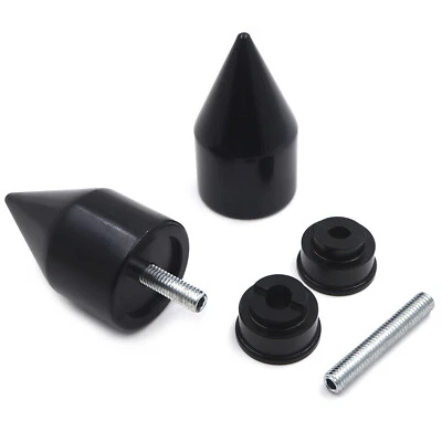 Tapas de extremo de manillar de empuñadura negra para Honda CBR 600RR 2003-2013 Foto 1 de 4