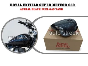 Originaler Benzintank der Royal Enfield Super Meteor 650 Astral in Schwarz - Picture 1 of 11