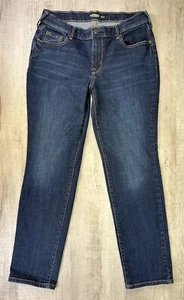 Old Navy Original Straight Jeans Dark Blue Denim Pants Womens 8 Short (30X27.5) - Picture 1 of 19