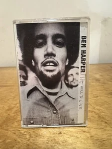 Ben Harper The Will To Live Audio Cassette Tape RARE OOP Tested Working - Picture 1 of 10