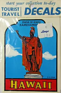 Parche de bandera bordado vintage de recuerdo de Hawaii Kamehameha años 60 - Imagen 1 de 8