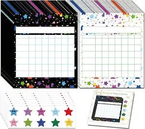 Incentive Reward Chart for Kids: 80 Pack Behavior & Chore Charts with 1800 Star - Picture 1 of 2