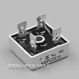 2PCS KBPC2510 25A 1000V Bridge Rectifier KBPC2510 BRAND NEW - Bild 1 von 1