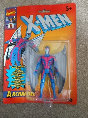 Figura de acción Tyco Uncanny X-Men Arcángel de colección 1993 tarjeta europea sellada Foto 1 de 2