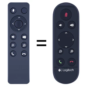 Replace Remote Control For Logitech CC2000e HD1080P Webcam ConferenceCam Connect - Picture 1 of 7
