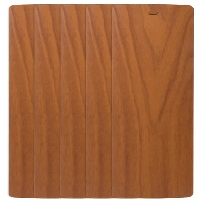 DALIX Madera Grano Vinilo Vertical Persianas Ventanas Reemplazos Paquete de 5 Cantidad / Necana Foto 1 de 4