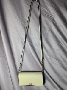 Kate Spade New York Umhängetasche schwarz, beige Ledertasche - Bild 1 von 9