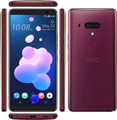 双卡双待 HTC U12+ 4G LTE 64GB 128GB ROM 6" GPS 1200 万像素 Android 智能手机 Wifi — 第 1/4 张图片