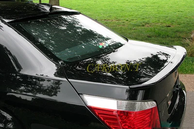 Painted A Trunk & Roof Spoiler Lip For 2004-2010 BMW E60 4Dr 668 Black Foto 1 de 4