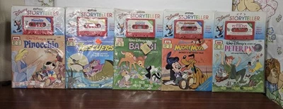 Lote de 5 libros y casetes de narradores de Disney ver escuchar leer de colección Foto 1 de 4