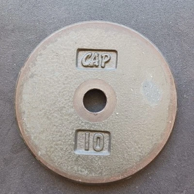 Placa de peso vintage CAP de 10 lb agujeros de 1"  Foto 1 de 2