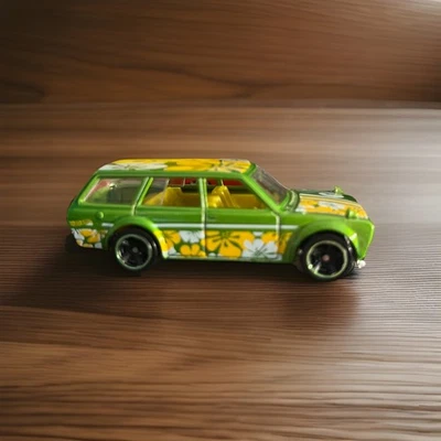 Vagón Hot Wheels 2018 Mystery Models Serie 3 #1 Chase Green Datsun 510 * Suelto Foto 1 de 2