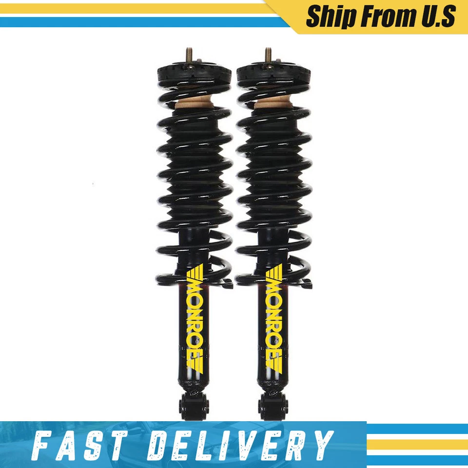 Пара 2 задних полных стойки и пружины катушки Monroe для Subaru Outback 2000-2004 - Изображение 1 из 3