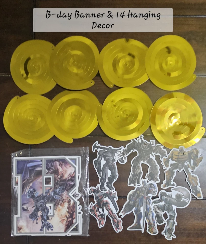 15 piezas Transformers suministros para fiestas Foto 1 de 1