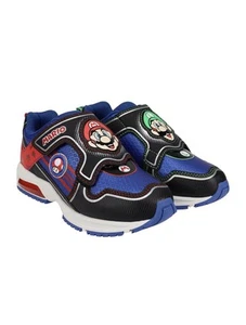New Super Mario Brothers Luigi Light Up Shoes Size US Kids 10 No Box - Picture 1 of 8