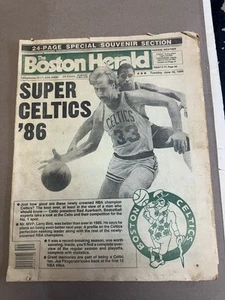June 1986 Celtics Championship Boston Herald Special Souvenir Section Larry Bird - Picture 1 of 5