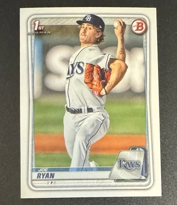 Joe Ryan 2020 Bowman Prospect 1st #BP-117 - Tampa Bay Rays - Image 1 of 2