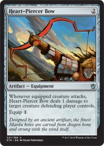 Heart-Piercer Bow - Khans of Tarkir #221/269 MTG Magic The Gathering - Image 1 of 1