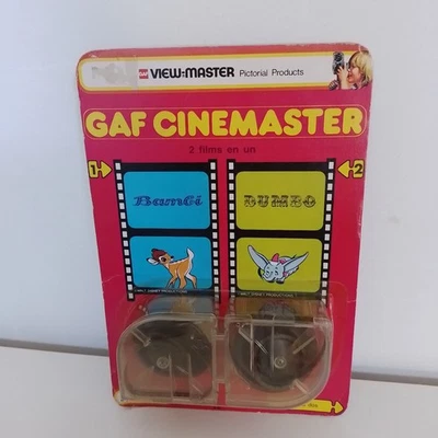 Gaf View-Master Cinemaster Bambi et Dumbo neuf - Photo 1/3