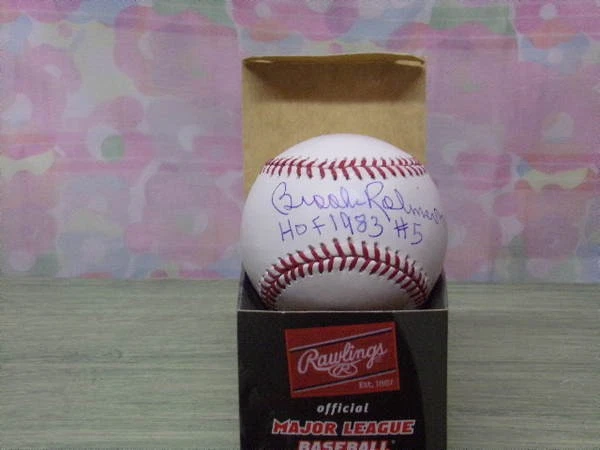 BROOKS ROBINSON SIGNED MLB BASEBALL ORIOLES HOF83 #5 RIP! - Image 1 of 1