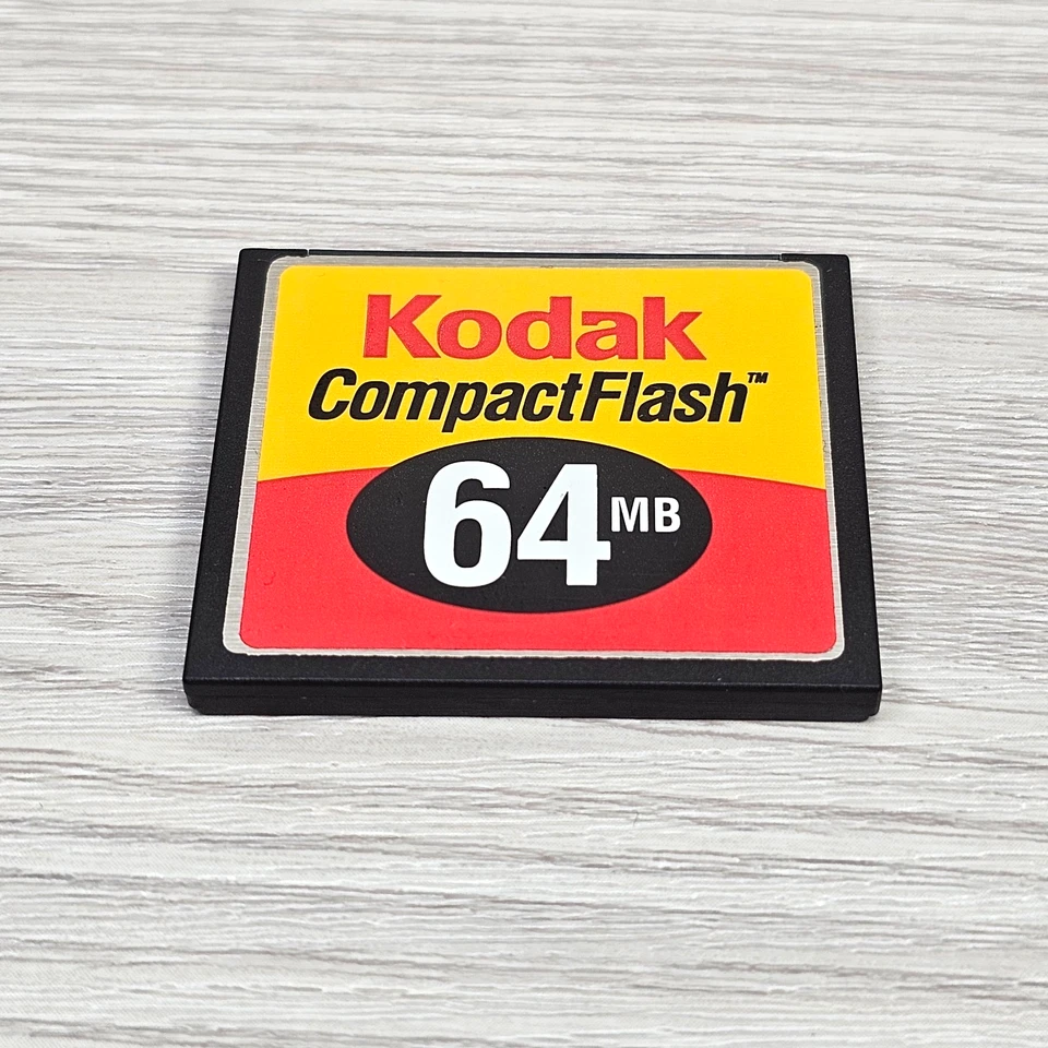 Kodak CompactFlash CF Picture Card 64MB - Tested/Working - Image 1 of 2