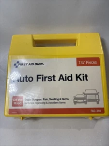 First Aid Only Essentials First Aid Kit For 5 People, 138 Pieces NEW SEALED - Picture 1 of 3