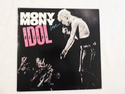 Billy Idol "Mony Mony Live" Pristine NEVER PLAYED 1987 12" Remix Vinyl Pressing! - Image 1 of 4
