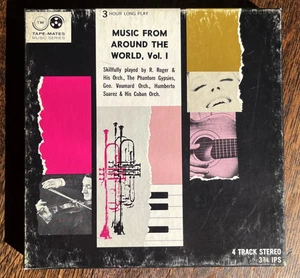 Tape-Mates "Music from Around The World Vol 1" TMS-106 - 3 Hrs, 3 3/4 IPS, 4T - Picture 1 of 3