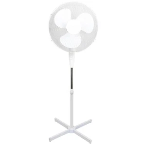 16" White Oscillating Pedestal Fan 3 Speed Free Standing Cooling Tower Fan - Picture 1 of 7