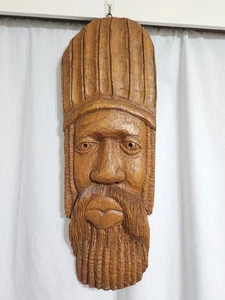 Sapele tropisches Hartholz geschnitzt Stammesmann - Bild 1 von 6