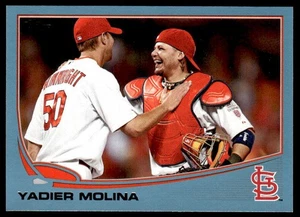 2013 Topps #4 Yadier Molina Blue - Picture 1 of 2